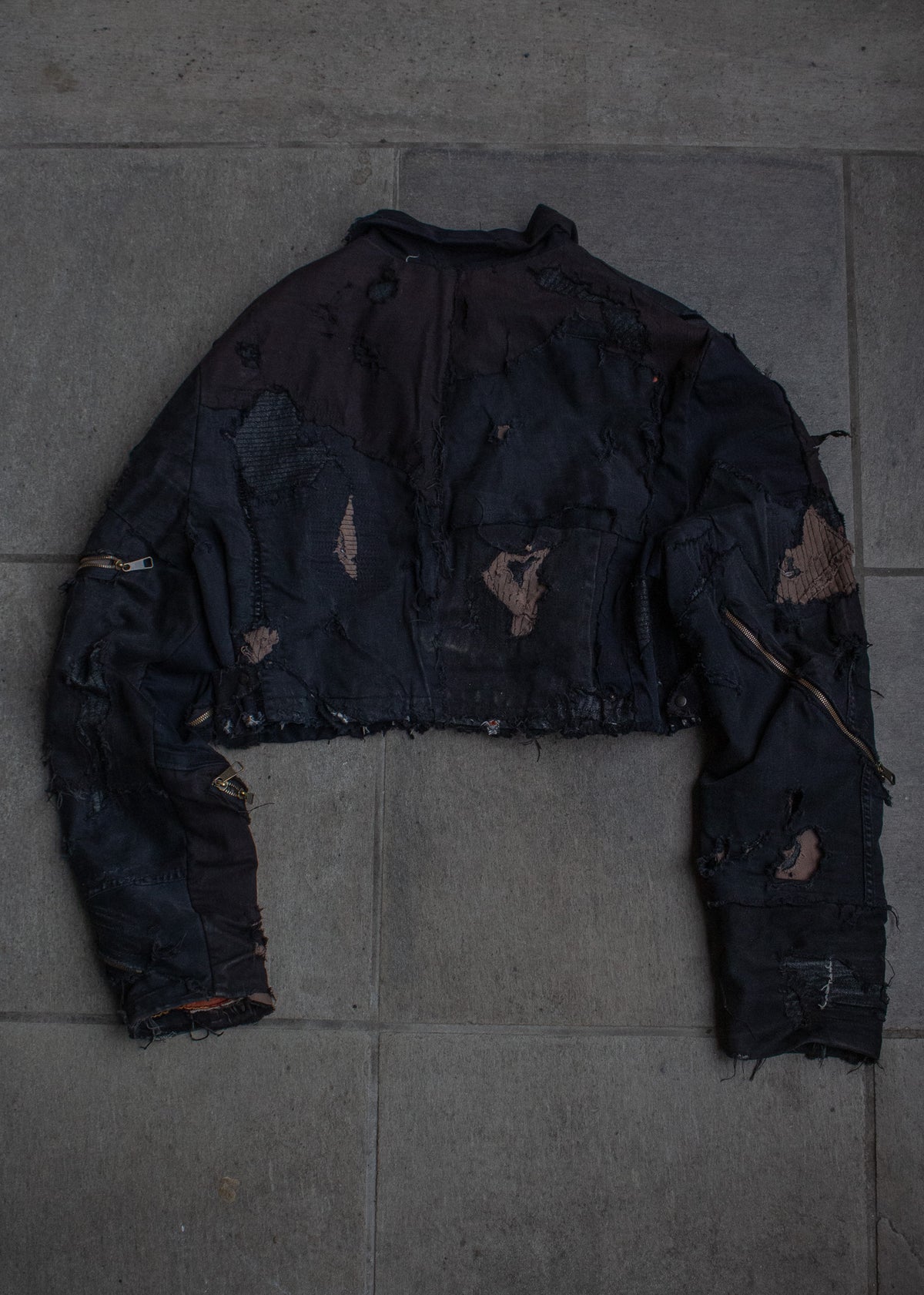 black deconstructed jacket 1