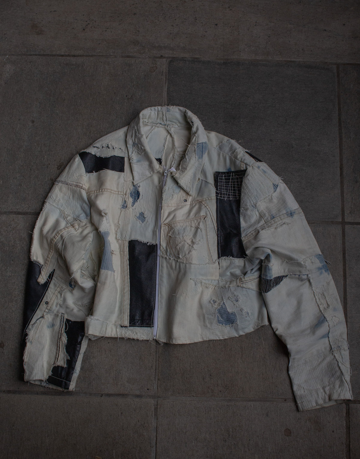 white deconstructed jacket 1