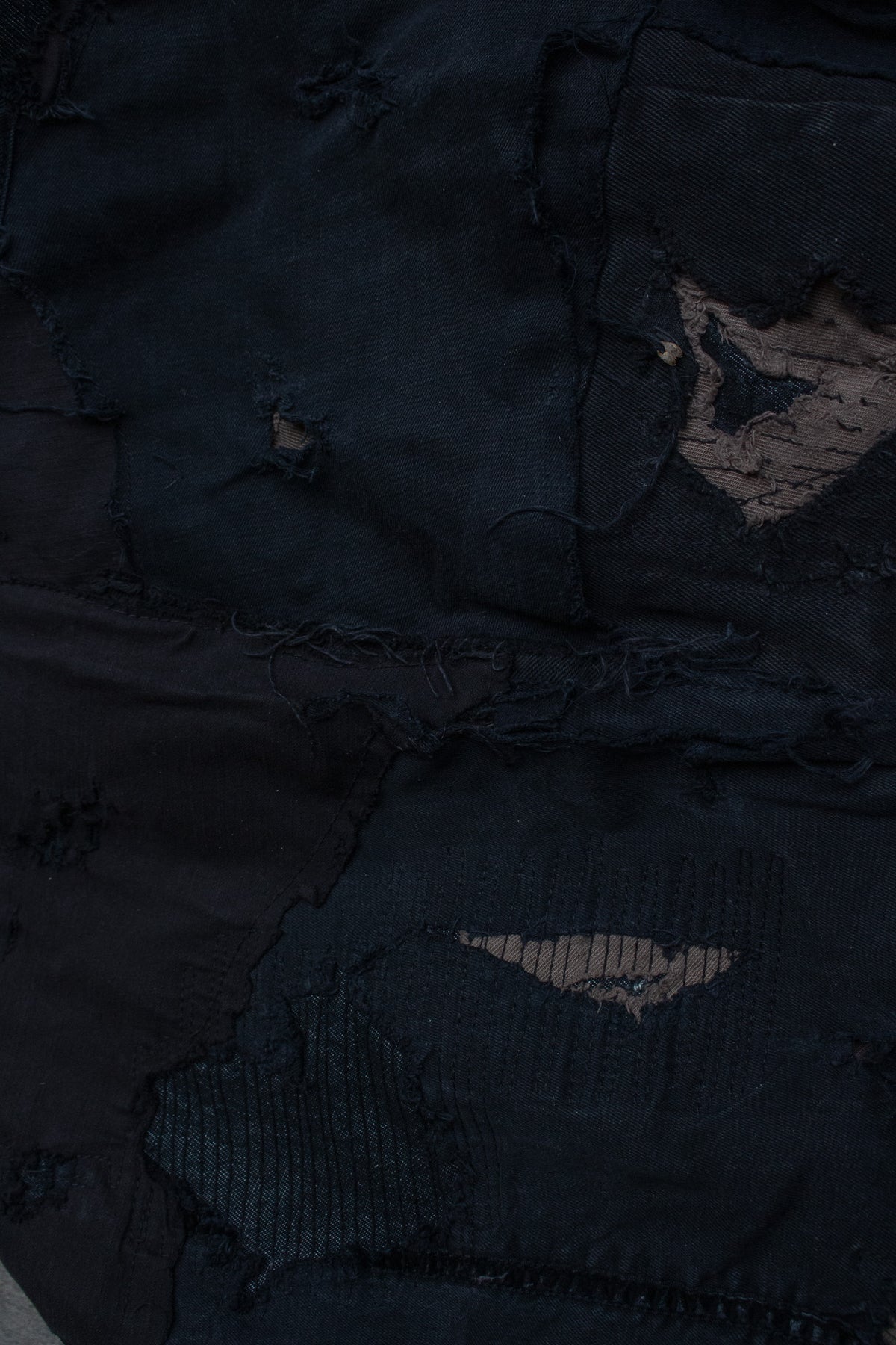 black deconstructed jacket 2