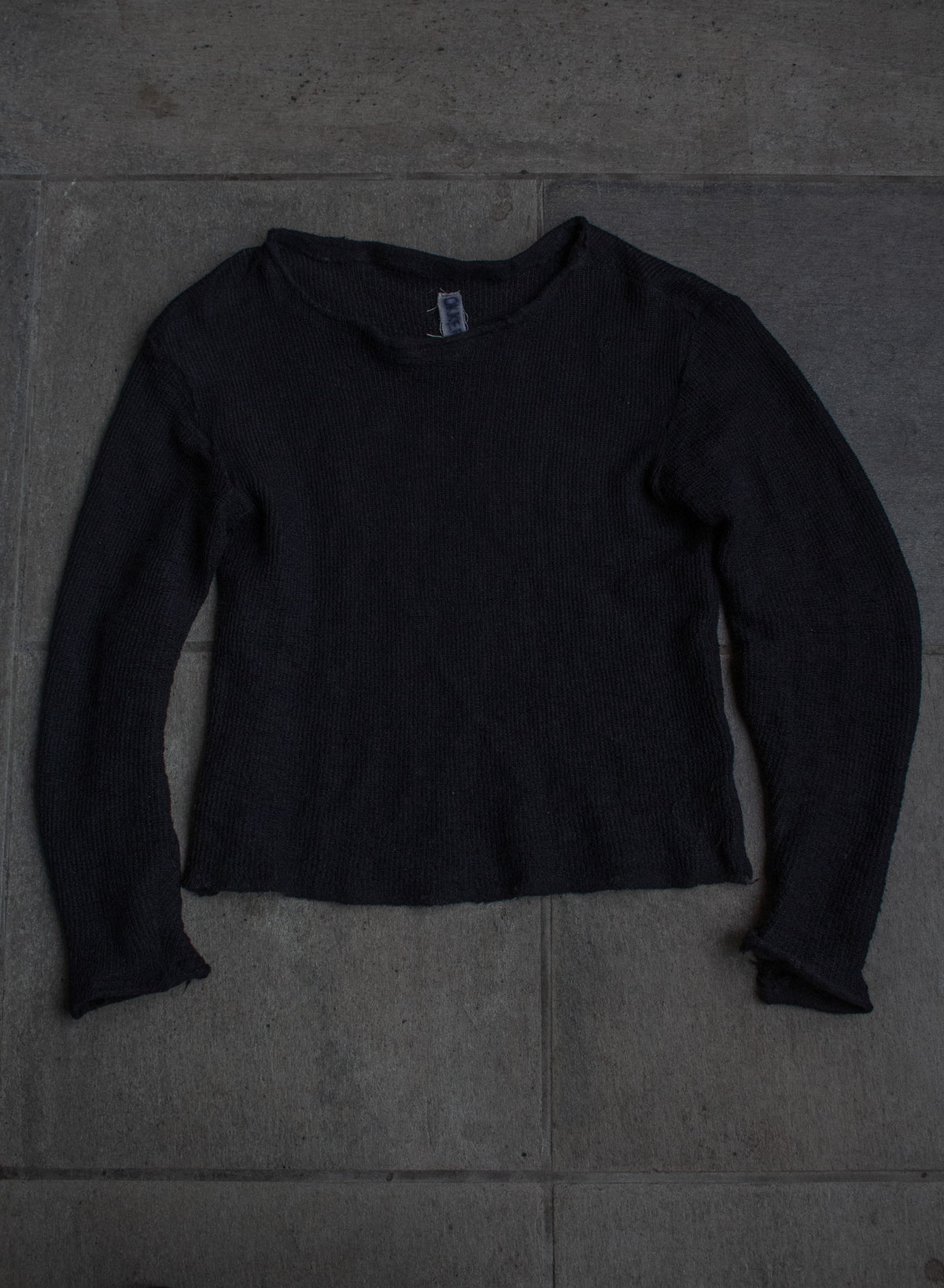 loosely knit sweater 1